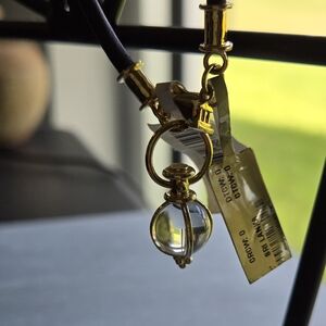 Temple St. Clair 18k Classic Round Amulet on 18k Leather Cord